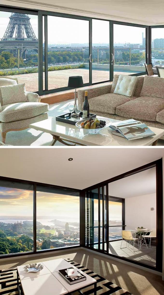 China′s High-End Custom Aluminum Alloy Glass Sliding Door Windows and Doors Engineering