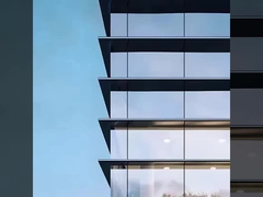 Hotelowe ściany ścienne z przejrzystymi szklanymi zasłonami Materiał budowlany grubość 6mm-19mm