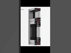 Komercyjne okna ściana zasłona prostokątny kształt dźwiękoszczelna ściana zasłona