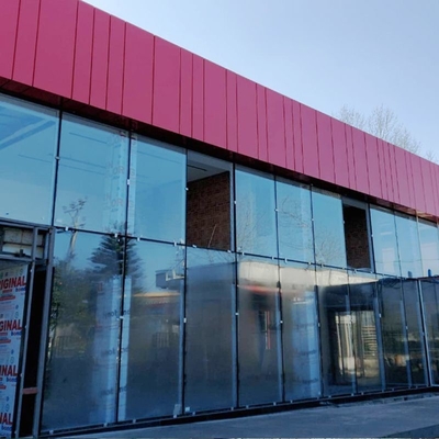 6063-T5 Aluminiowa ściana zasłonowa ze szklaną ramą do budowy
