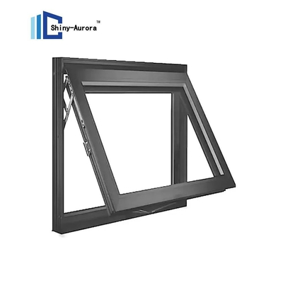 Home Office Pionowe aluminiowe kołyskowe okna