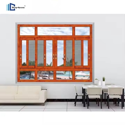 Wzmocnienie szkła podwójnej warstwy okna ze szkła hartowanego OEM Custom Made Aluminium Windows