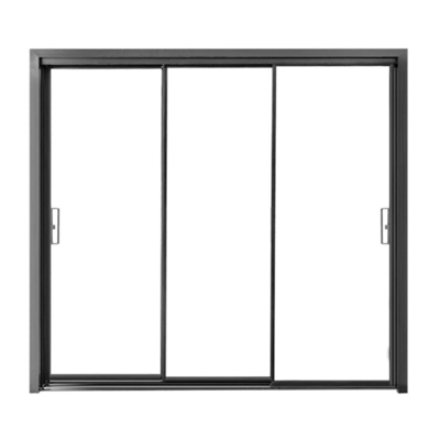 Drzwi przesuwne z aluminium, wodoszczelne, izolacyjne, z systemem przerwy termicznej