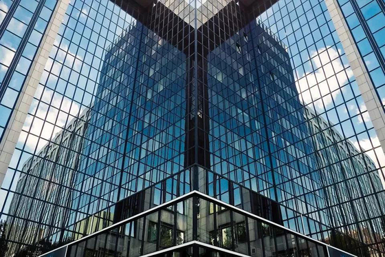 Powłoka powleczona aluminiowa ściana zasłonowa Producenci 3D Design dla poprawy estetyki