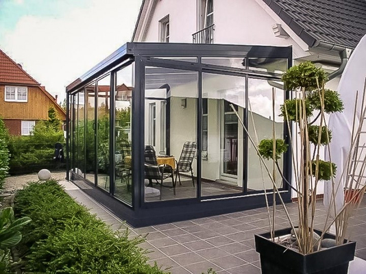 Białe wykończenie Aluminiowe Kształtowanie pokoju słonecznego z kodem kątowym