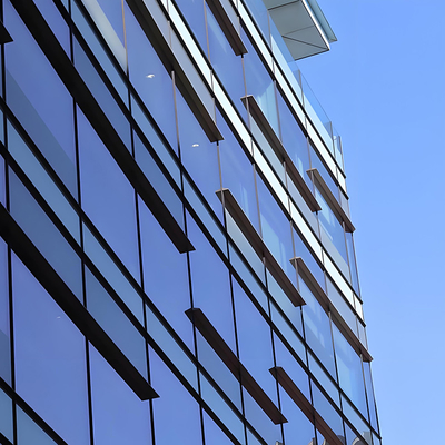Aluminiowe szklane ściany dźwiękoszczelne dla wyrafinowanych wnętrz