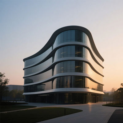 100 mm Aluminiowa ściana zasłonowa z podwójnym szkłem